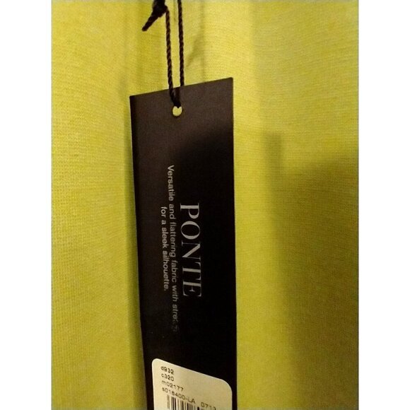 Lane Bryant Ponte Skirt Zip Back Pencil Stretch Women's Spring Green - Size 18 - Picture 3 of 9